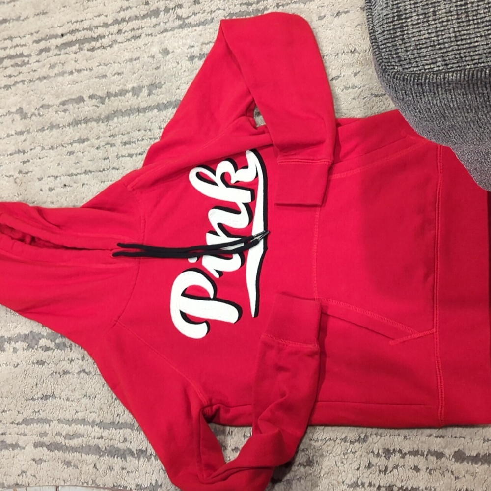 PINK Victoria Secret Red with drawstring